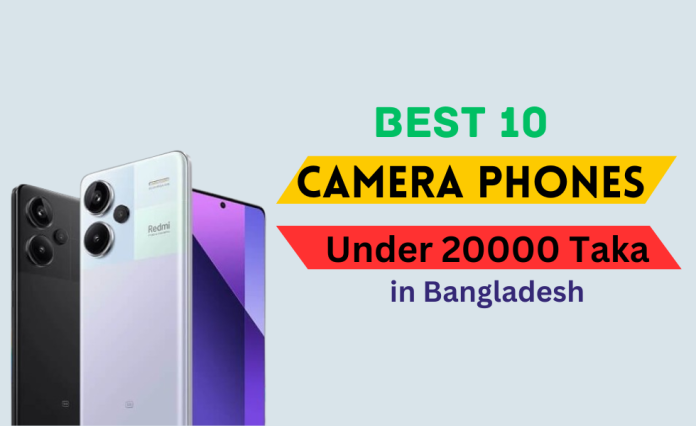 Best Camera Phones Under 20000 taka