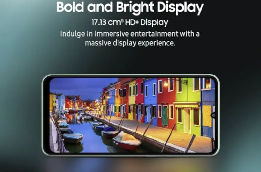 Samsung galaxy m05 display image