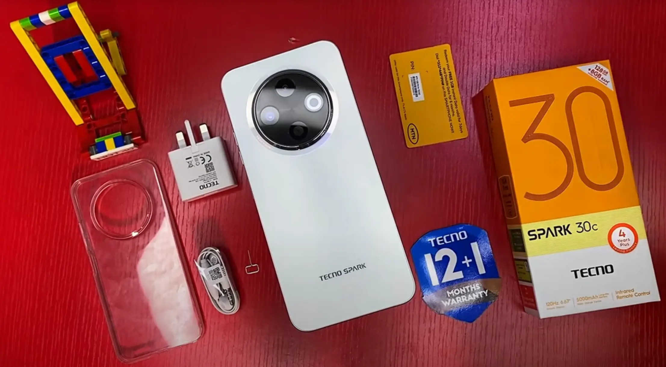 Tecno Spark 30c Box Content