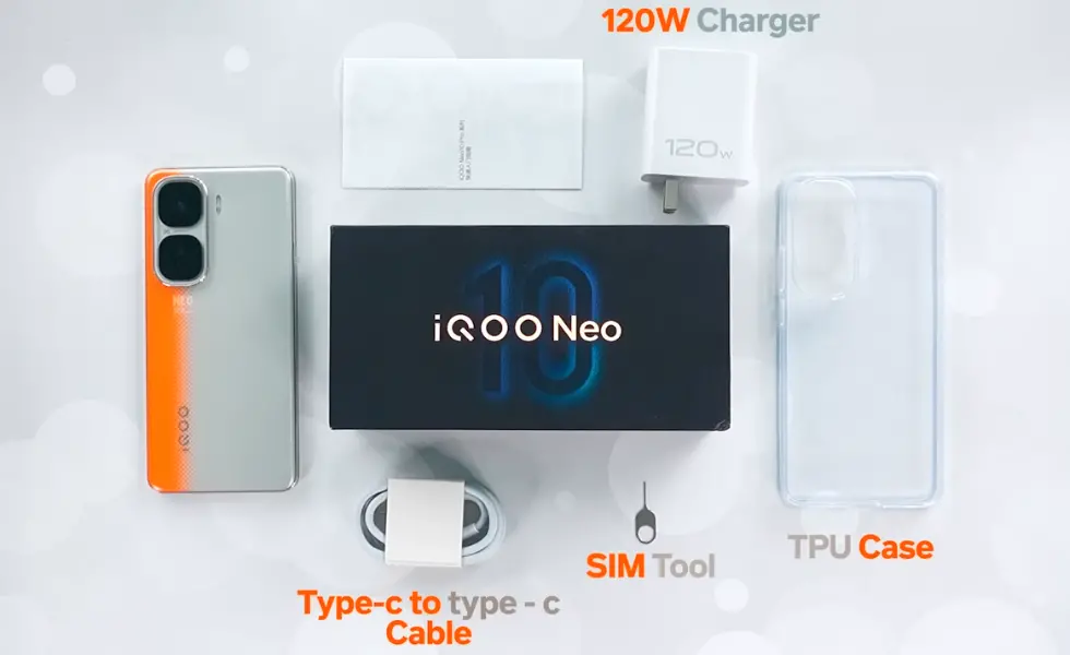 vivo iqoo neo10 pro china box content