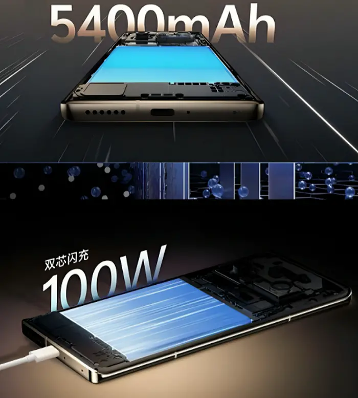 Vivo x100s pro battery charging image