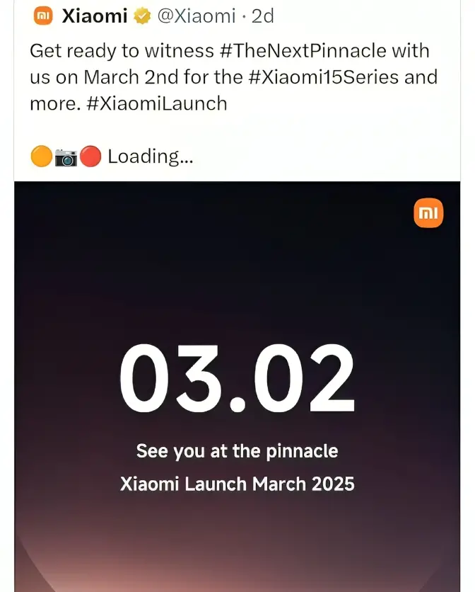 xiaomi 15 ultra launch update